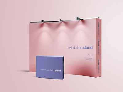 Simple Exhibition Stand Mockup