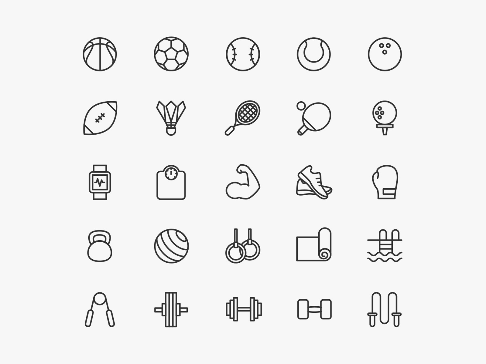 White icons pack