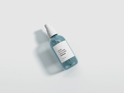 Mini Spray Bottle Mockup