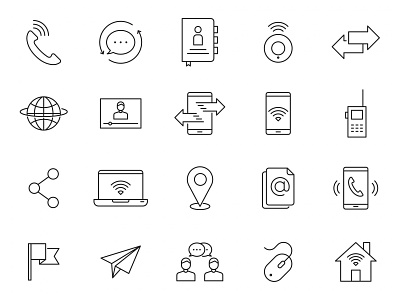 80 Communication Vector Icons ai communication communication icon communication vector download free download freebie graphicpear icon design icons download icons pack icons set illustration illustrator logo logo design symbol vector design vector download vector icon