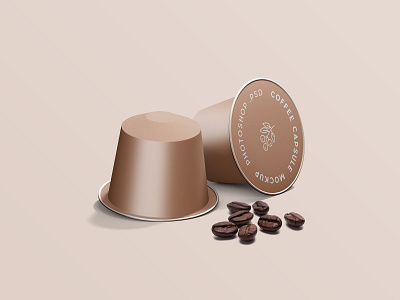 Espresso Coffee Capsule Mockup