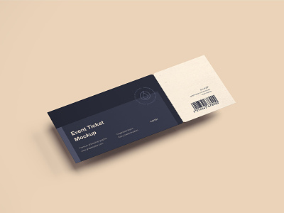 Simple Ticket Mockup branding free download graphicpear mockup mockup design mockup download package package design package download package mockup packaging photoshop print design product design psd psd download psd mockup ticket ticket mockup