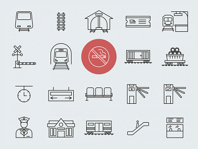 20 Train Station Vector Icons ai download free download freebie graphicpear icon design icons download icons pack icons set illustration illustrator logo logo design symbol train icon train vector vector design vector download vector icon