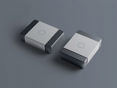 Metal Box Mockup