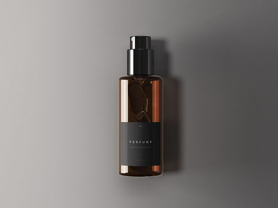 Classic Perfume Bottle Mockup