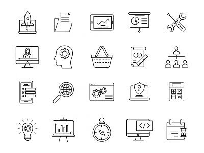 Design & Development Icons
