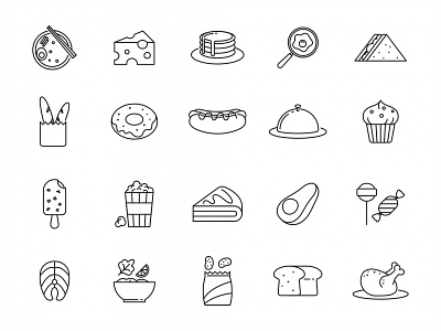 Food Vector Icons ai download branding download food food icons food icons download food icons set free icons freebie graphicpear icons download illustration logo logo design vector download vector icons