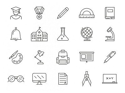 Education Vector Icons