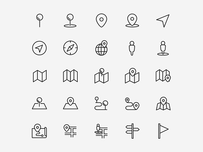 Map and Location Icons ai download download freebie graphicpear icons download icons set location location icon location icons location logo vector icons