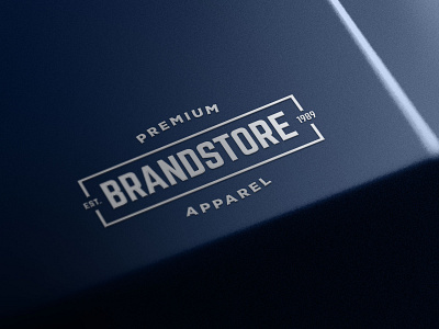 Metal Branding Logo Mockup