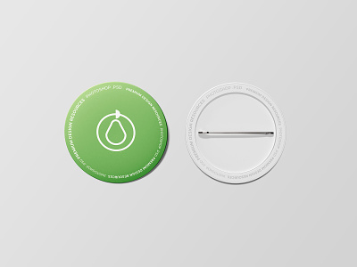 Pin Button Badge Mockup