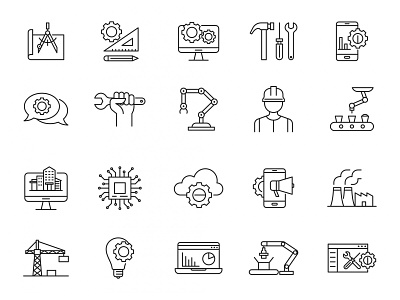 Engineering Vector Icons