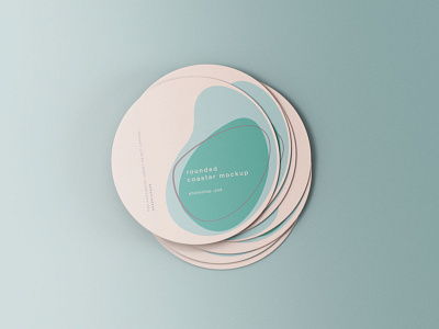 Minimal Rounded Coasters Mockup branding branding mockup coaster coaster design coaster mockup design download free mockup freebie graphicpear logo mockup mockup download photoshop photoshop mockup psd psd mockup