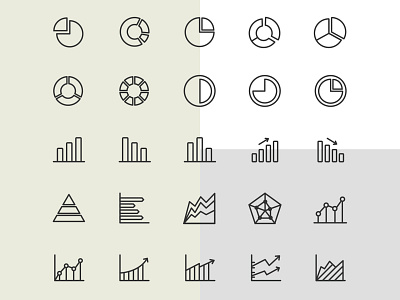 Line Chart Icons chart chart icon chart vector design download free icons freebie graphicpear icons download icons set illustration logo vector vector design vector download vector icons