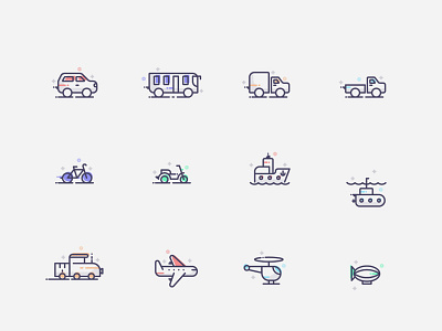 Transportation Icons