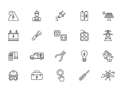 Electricity Vector Icons design download electricity electricity icn electricity vector free icons free vector freebie graphicpear icons download icons set vector icon