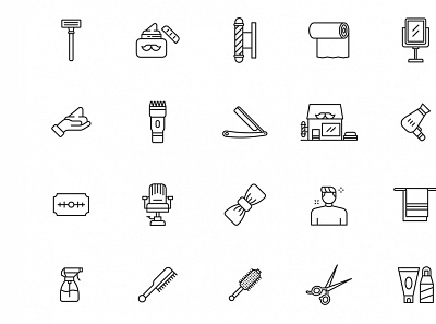 Barbershop Vector Icons barbershop barbershop icon barbershop vector free download free icon free vector freebie graphicpear icons download vector icons