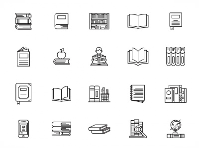Book Vector Icons