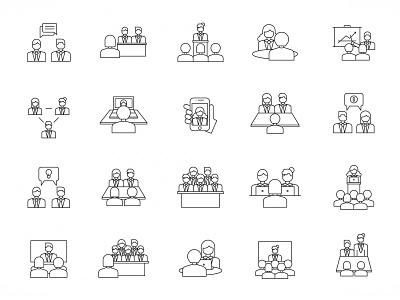 Business Meeting Icons business icons business meeting download free download free icons freebie graphicpear icon set icons download meeting icons vector icons