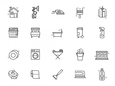 Caretaker Vector Icons