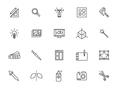 20 Graphic Design Line Icons download free download free icons freebie graphic design graphic design icon graphic design vector graphicpear icon set icons download vector icon