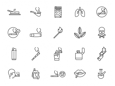 20 Smoking Vector Icons free icons free smoking icon freebie icons download icons set smoking smoking icon smoking vector smoking vector icon