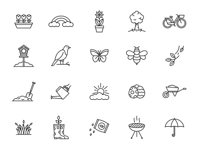 Spring Vector Icons