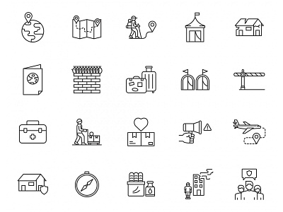 Asylum Vector Icons asylum asylum icons asylum vector download freebie graphicpear icon set icons download vector download vector icons