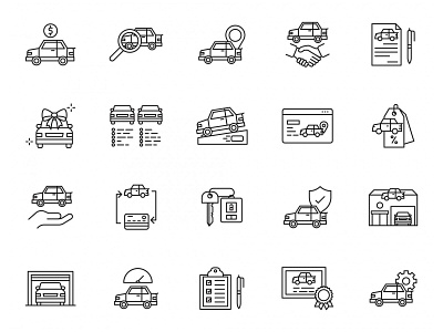 Car Dealer Icons