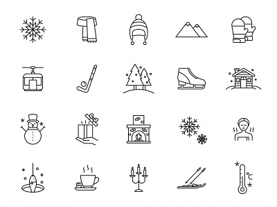 20 Winter Vector Icons free download free icons free vector freebie graphicpear icon set icons download vector icon winter winter icons winter vector