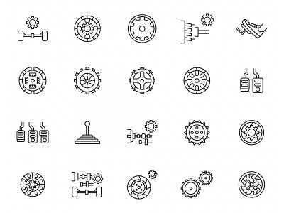 20 Clutch Vector Icons car clutch clutch clutch icon clutch illustration clutch vector free download free icon free vector freebie icon set line icon vector icon