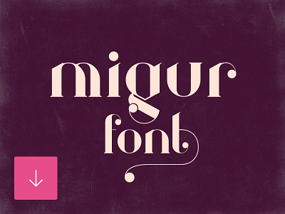 Migur Free Typeface download font free freebie migur