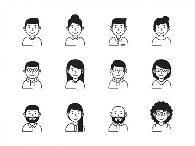 Avatar Vector Icons