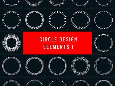 Circle Design Elements badge circle design download free freebie logo rounded vector