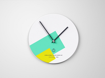 Circle Wall Clock Mockup clock clock mockup download free free mockup graphicpear wall clock