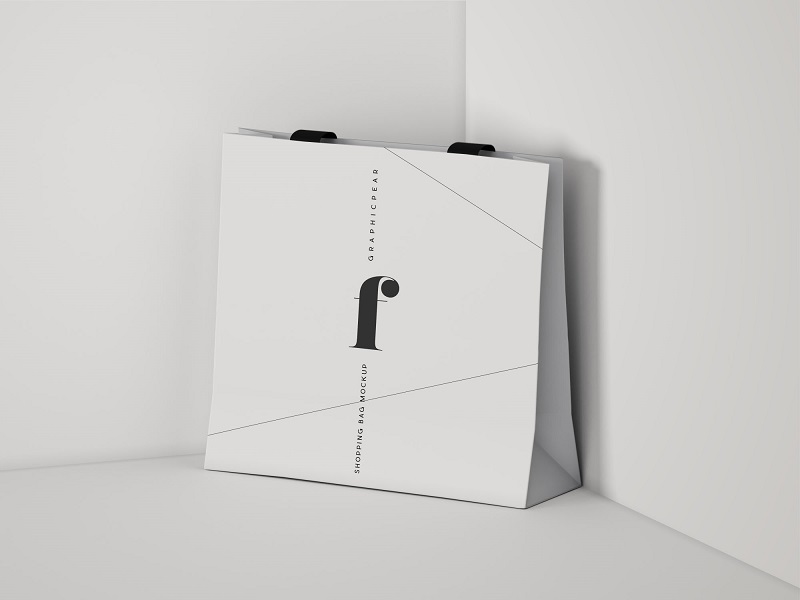 Download Square Shopping Bag Mockup - PSD by Graphic Pear on Dribbble