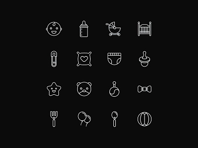 Vector Baby Icons