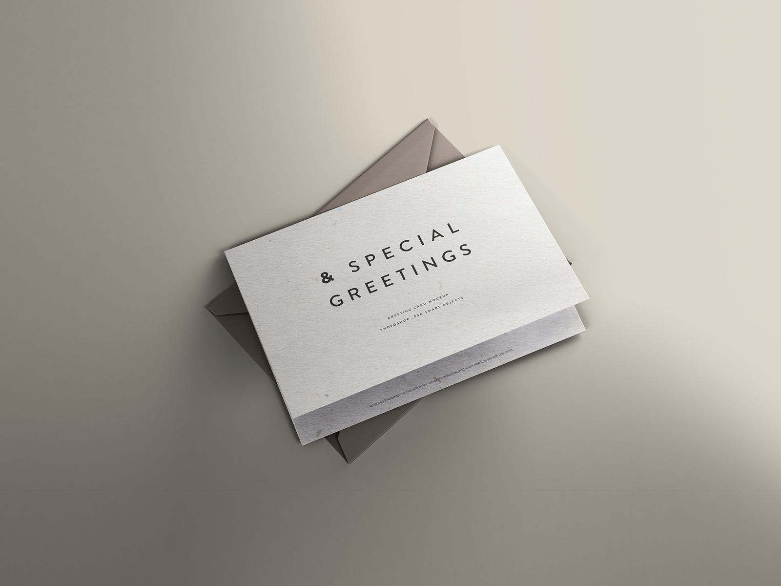 Greeting Card Mockup by Graphic Pear on Dribbble