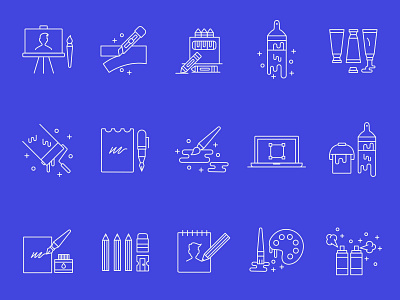 Designer Tools Vector Icons artist tools design designer tools download free free download graphicpear iconography icons icons design icons download icons pack icons set iconset illustration