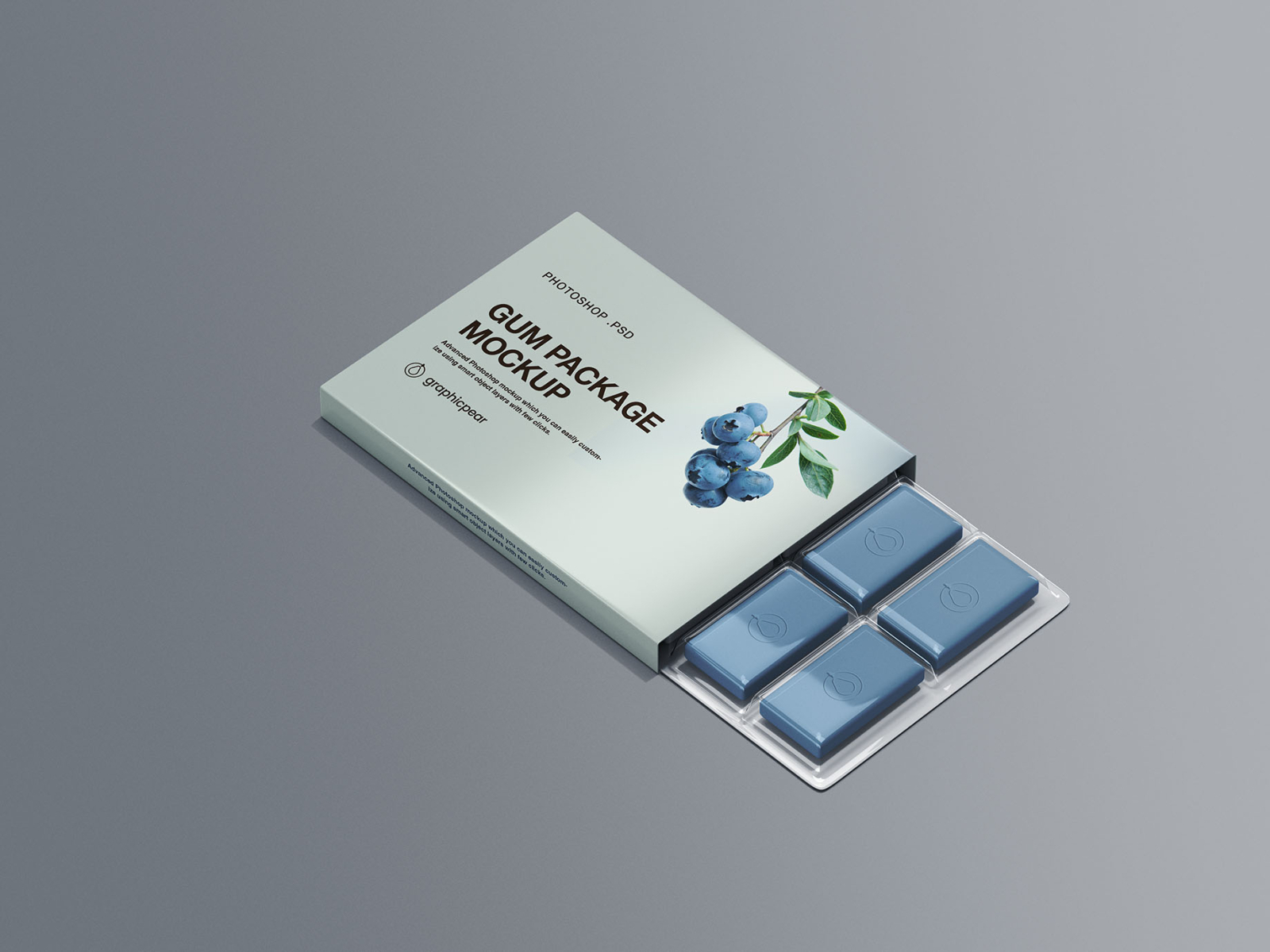 Download Gum Package Mockup by Graphic Pear on Dribbble