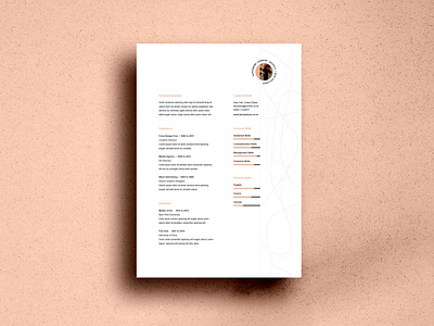 Flame Professional Resume Template