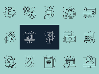 Corporate Business Vector Icons