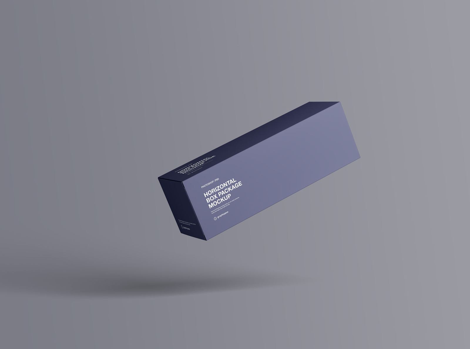Download Horizontal Package Box Mockup by Graphic Pear on Dribbble
