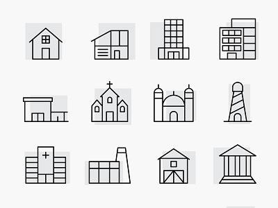 Building Icons Part 01 ai ai download building building icon building vector design download free download freebie graphicpear icon icon design icon download iconography iconset illustration illustrator logo vector