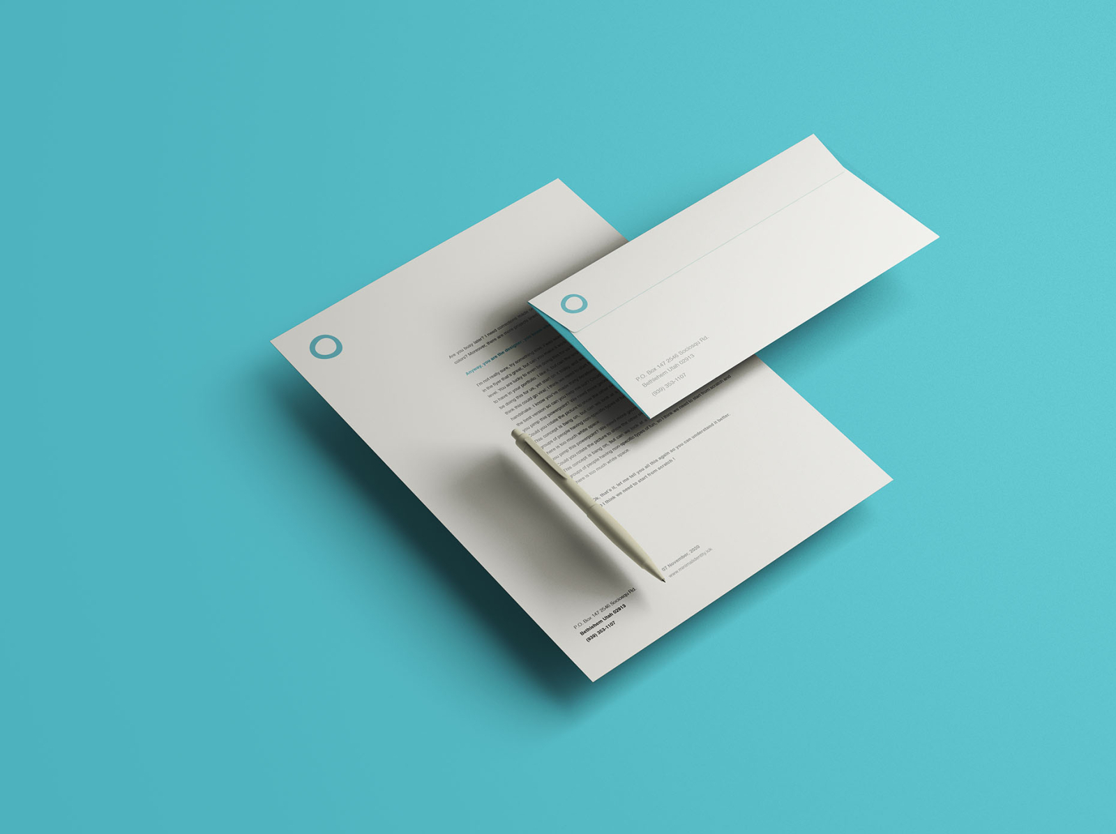 Floating Identity Mockup by Graphic Pear on Dribbble