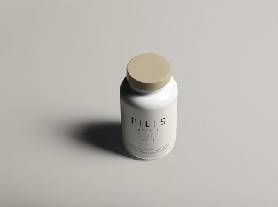 Pills Bottle Mockup bottle mockup branding download free download freebie graphicpear mockup mockup design mockup download package package design packaging photoshop pills bottle pills mockup pills package psd psd download psd mockup