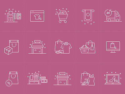 E-commerce Vector Icons ai ecommerce ecommerce icons freebie graphicpear icons icons design icons download icons pack icons set illustrator online shopping shopping vectors vectors download