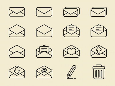 Mail Vector Icons ai download free download freebie graphicpear icon icons design icons download icons pack icons set illustrator mail mail icons mail logo mail vectors vector icons vectors vectors download