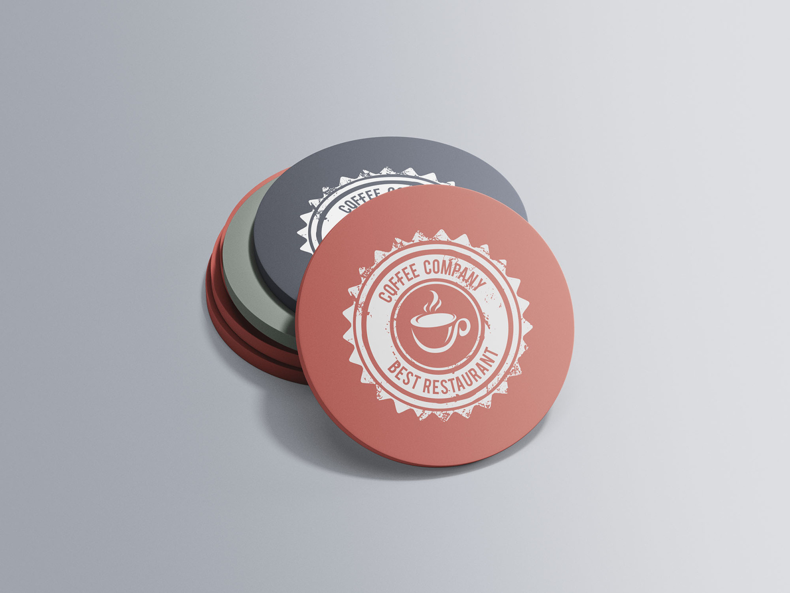 Coaster Mockup by Graphic Pear on Dribbble