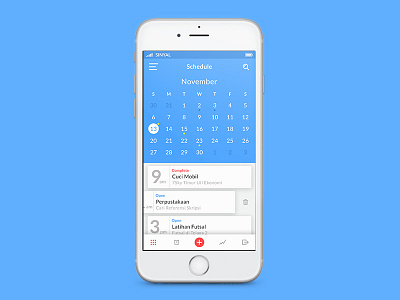 Schedule App apps calendar mobile schedule ui